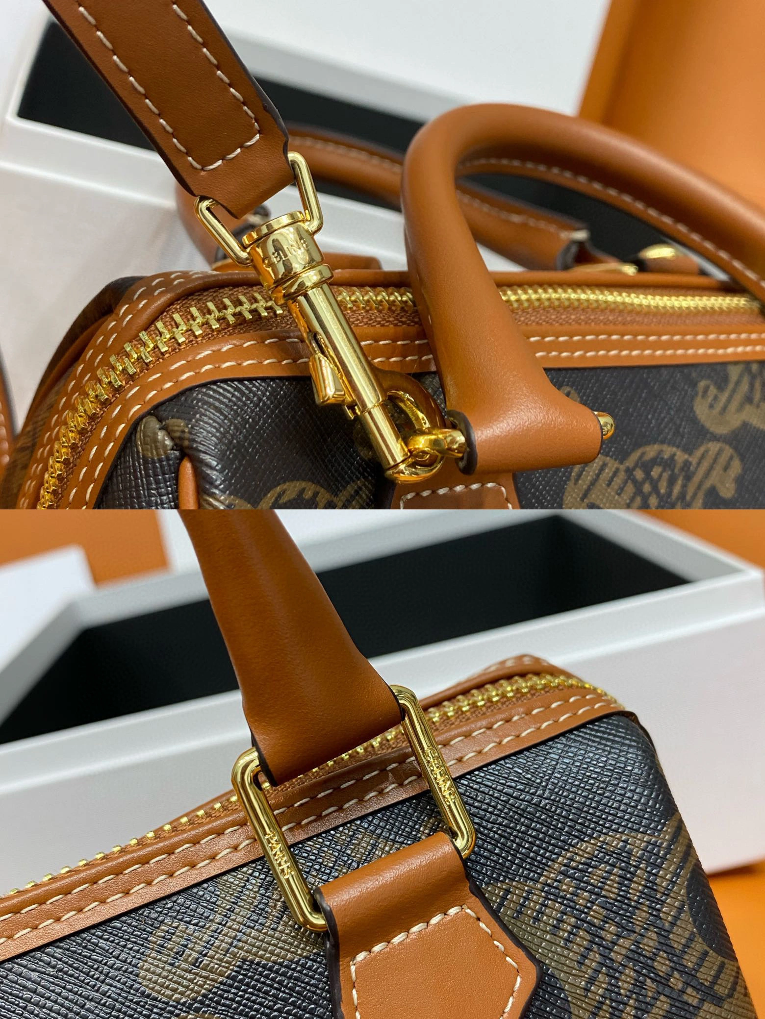 MOMO- high quality version 197582EIP.04LU cowhide item：C-B050A1003C